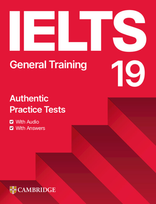 IELTS 19 general practice test book cover